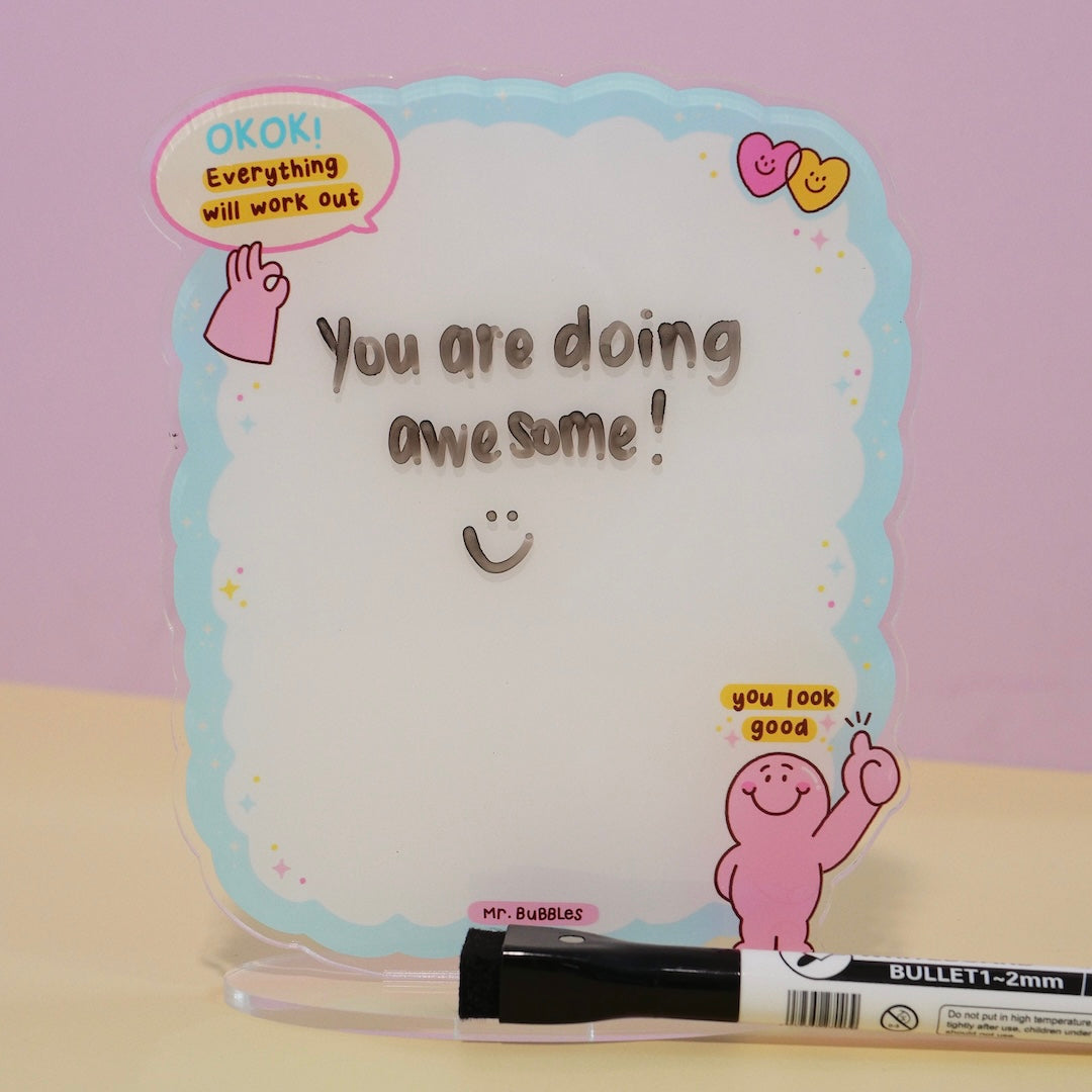 Acrylic Memo Board Stand